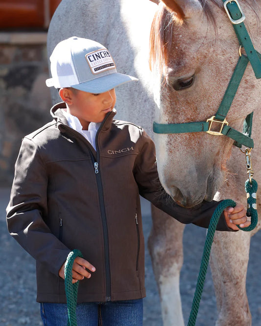 Cinch Boys Bonded Jacket - Brown - MWJ5710001