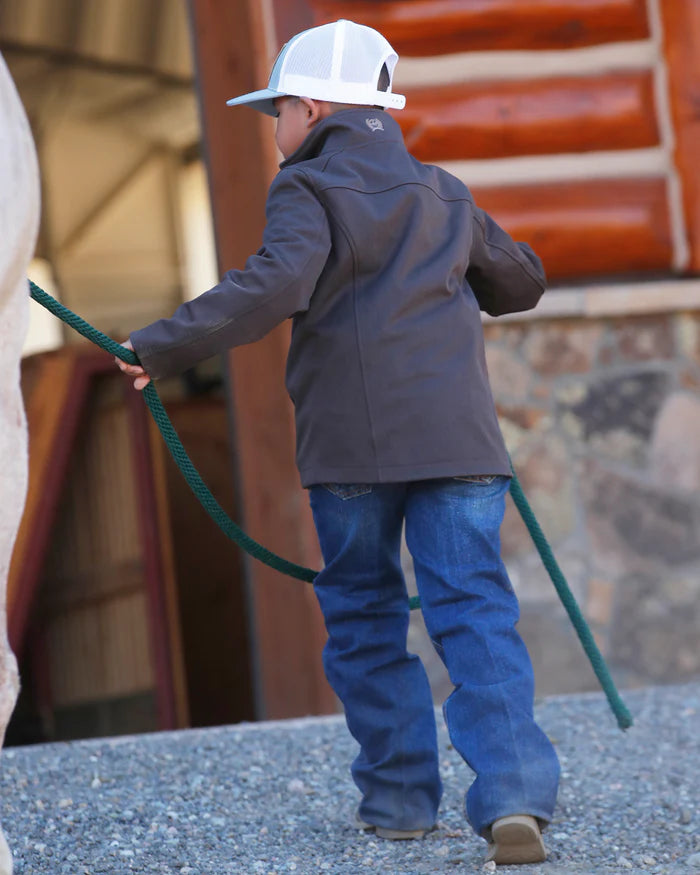 Cinch Boys Bonded Jacket - Brown - MWJ5710001