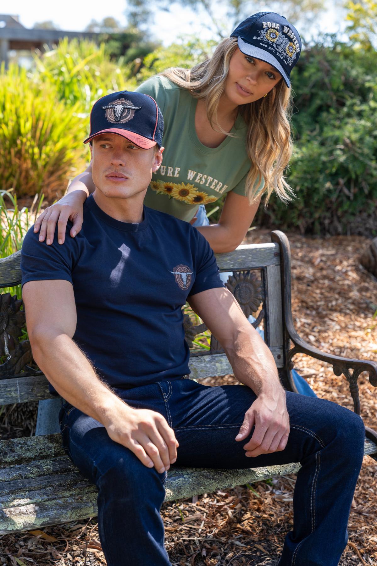 Pure Western Samuel High Profile Trucker Cap - P5S1902CAP