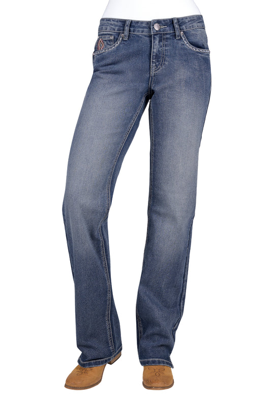 Pure Western Ladies Straight Leg Jean - PCP2212037