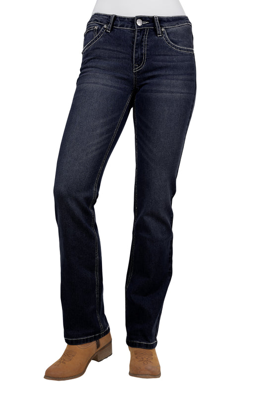 Pure Western Ladies Kim High Rise Boot Cut Jean - PCP2213852