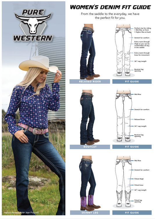 Pure Western Ladies Jean- PCP2210155