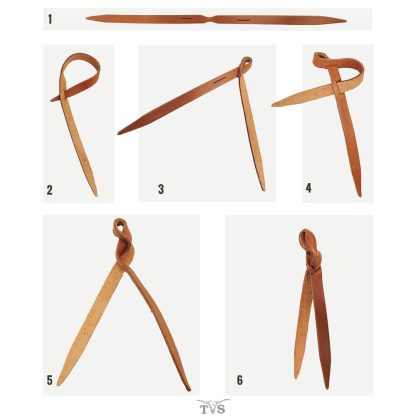 Toowoomba Saddlery Leather Flickers for Reins - REINSLFKR