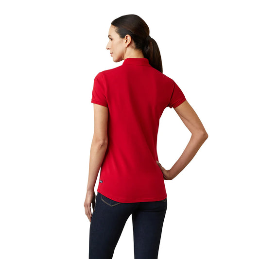 Ariat Ladies Prix 2.0 Polo - Red - 10040833