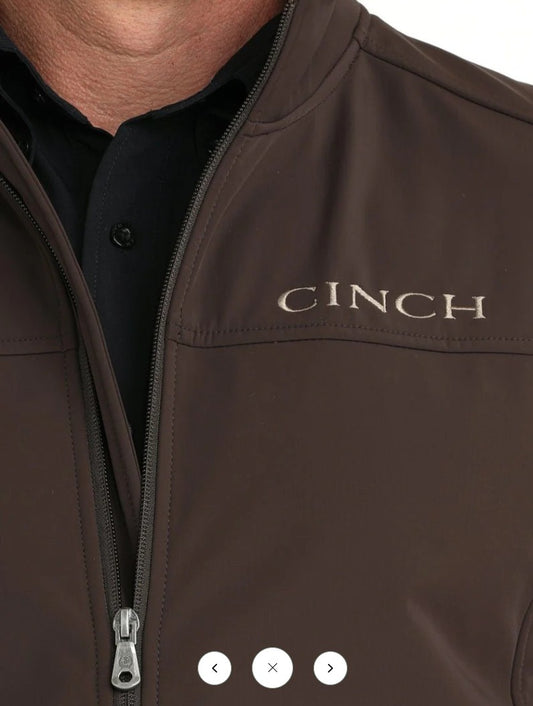 Cinch Mens Windproof Brown Jacket - MWJ1924002