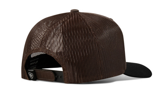 Ariat Mens Made To Last Mesh Brown Snap Back Cap - A300065402