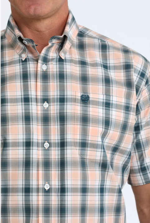 Cinch Mens Classic Fit Button Down S/S Shirt - MTW1111525