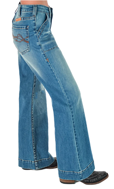 Cowgirl Tuff Rustee DFMI Wide Leg Trouser
