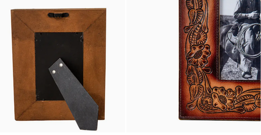 This Moment in Time Hand-Tooled Photo Frame