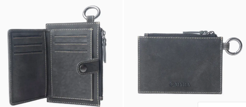 Wind Rider Credit Card Holder in Chocolate Brown