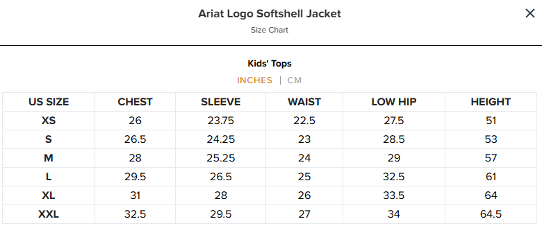 Ariat Kids Logo Softshell Jacket - 10062868