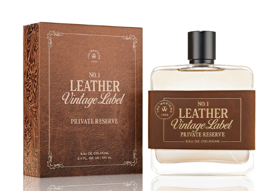 Tru Western Mens Eau De Cologne 100ml - #1 Leather Vintage Label Private Reserve