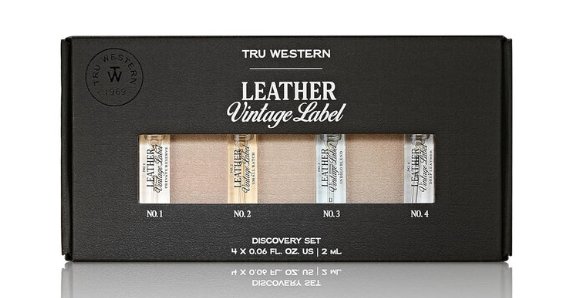 Tru Western Mens Leather Vintage Label Discovery Set - #1, #2, #3, #4