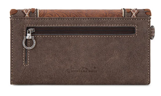 Montana West Concho Wallet - Brown - MW1331-W018BR