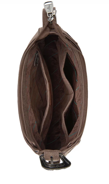 Montana West Aztec Cut-Out Hobo Shoulder Bag - Coffee - MW1359-918CF
