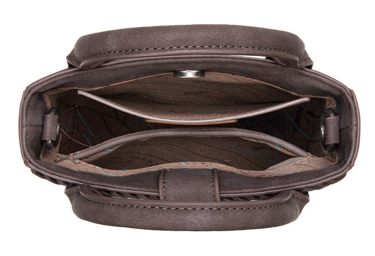 Montana West Hair-On Cowhide Fringe Tote/Crossbody - Coffee - MW1368-8360CF