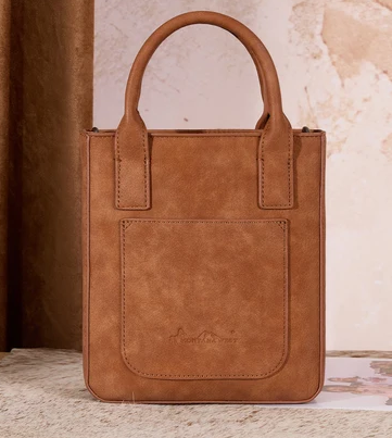 Montana West Hair-On Cowhide Fringe Tote/Crossbody - Brown - MW1368-8360BR