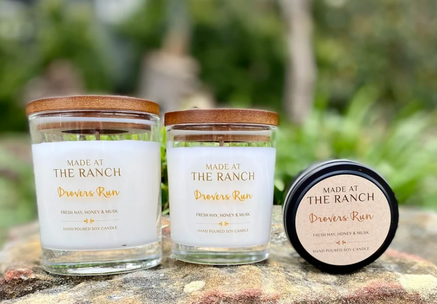 Made At The Ranch Soy Candle Large - Drovers Run