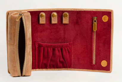 Loyal West Canyon Jewellery Case Hand tooled Leather - LW-SS25-092