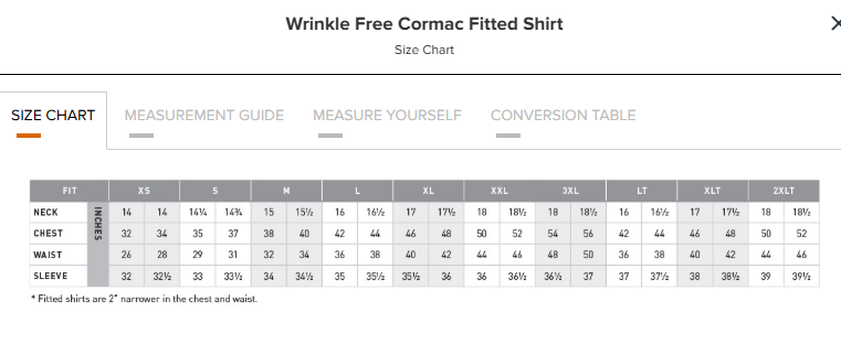 Ariat Mens Wrinkle Free Cormac Classic Fit L/S Shirt - 10071743