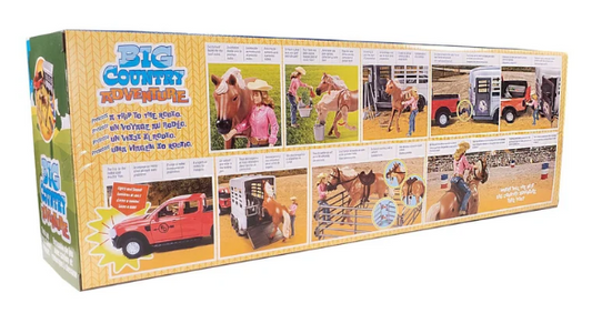 Big Country Toys - 18 Piece Truck & Cattle Trailer Playset