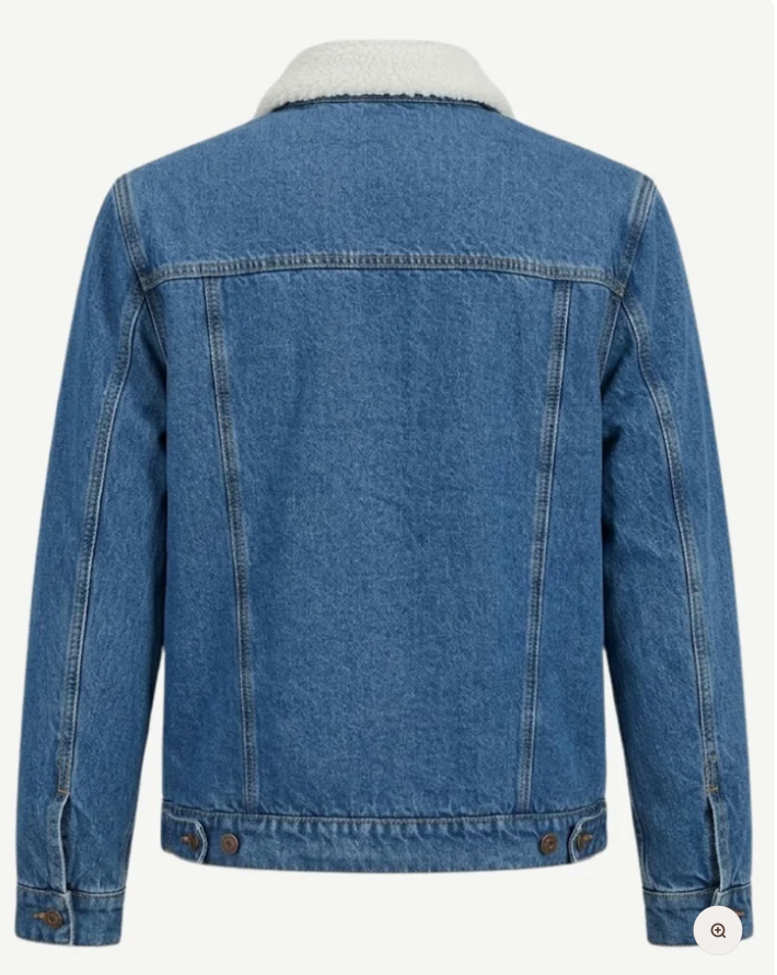 Outback Supply Mens Denim Sherpa Jacket - OBAW26-DJKM-263