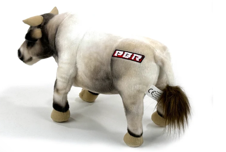Big Country Toys - Plush - 14" PBR Grey Bull - BC610