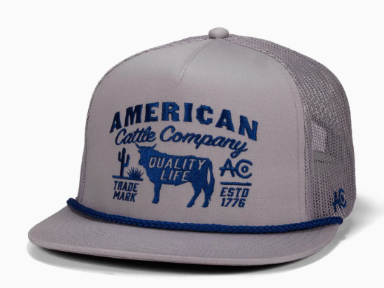 Bull Crest Hat - Grey