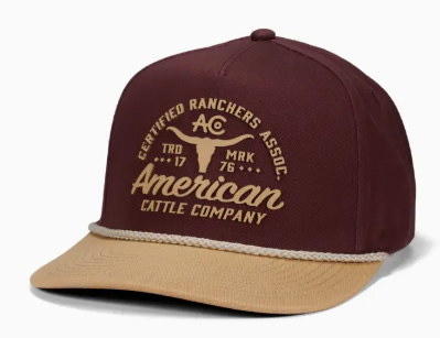 Certified Ranchers Association Hat - Maroon