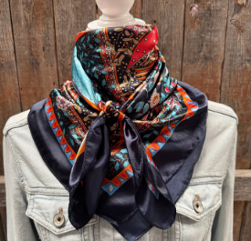 Multi patterned Wild Rag - Western Scarf