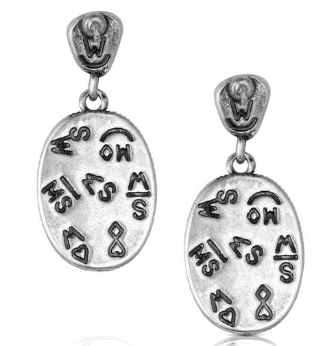 Montana Silversmiths - Boot Stitch Turquoise Earrings