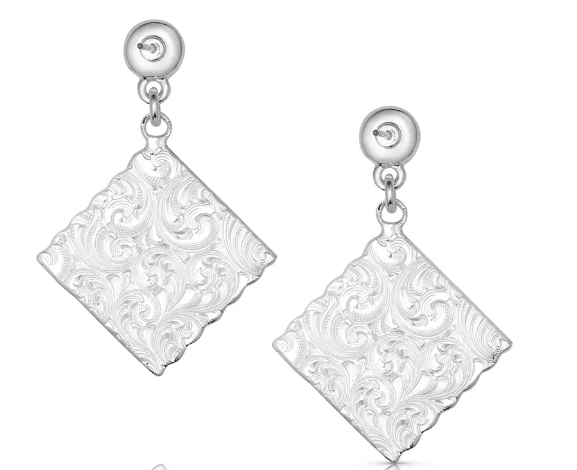 Montana Silversmiths - Western Darling Turquoise Earrings