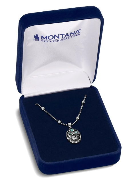 Montana Silversmiths - Boot Stitch Turquoise Necklace - NC6604