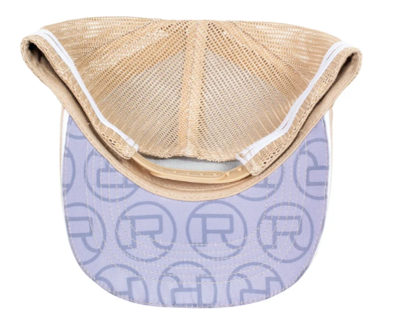 Roper Trucker Cap Mini Plaid - Fawn/Stone - RC2401