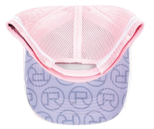 Roper Trucker Cap Mini Plaid - Pink/Light Pink - RC2402