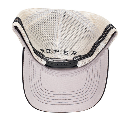 Roper Trucker Cap - Black - RC2410