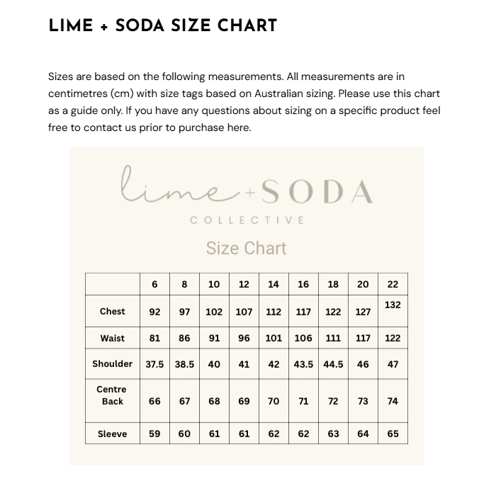 Lime & Soda Tess Blouse - Blue Slate Check
