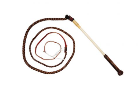 Toowoomba Saddlery Redhide Complete Stock Whip 6ft x 4