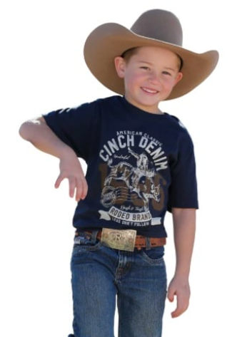 Cinch Boys Toddler Navy Tee Shirt - MTT7671104