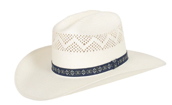 Just Country Unisex Western Cowboy Hat - Navy Ribbon - TG156-B