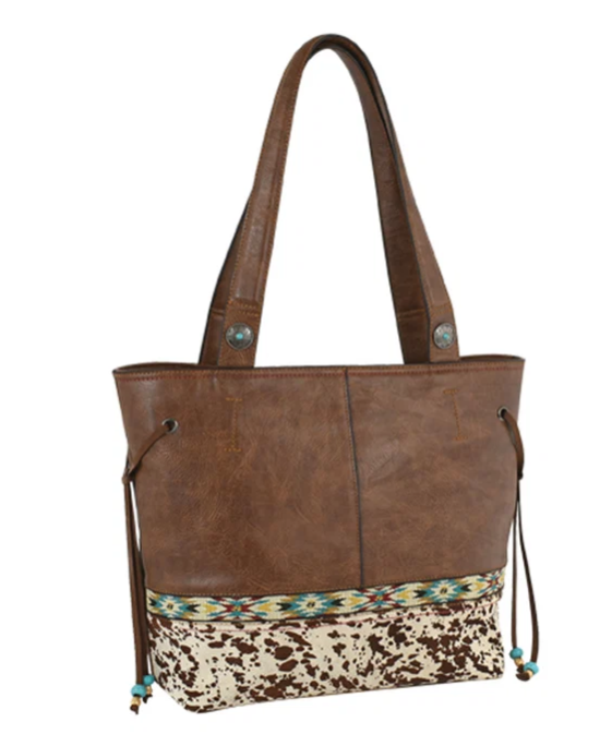 Justin Ladies Tote Painted Pony Hair-On Hide - JA23050309
