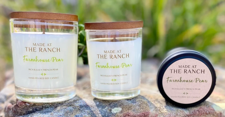 Made At The Ranch Soy Candle Scent Sampler - Farmhouse Pear