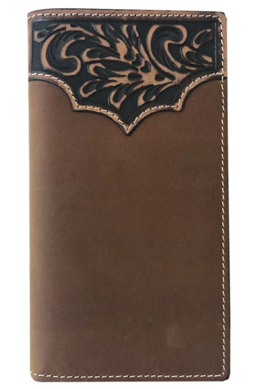 Just Country Roper Rodeo Wallet - Tooled Yoke - 8148100