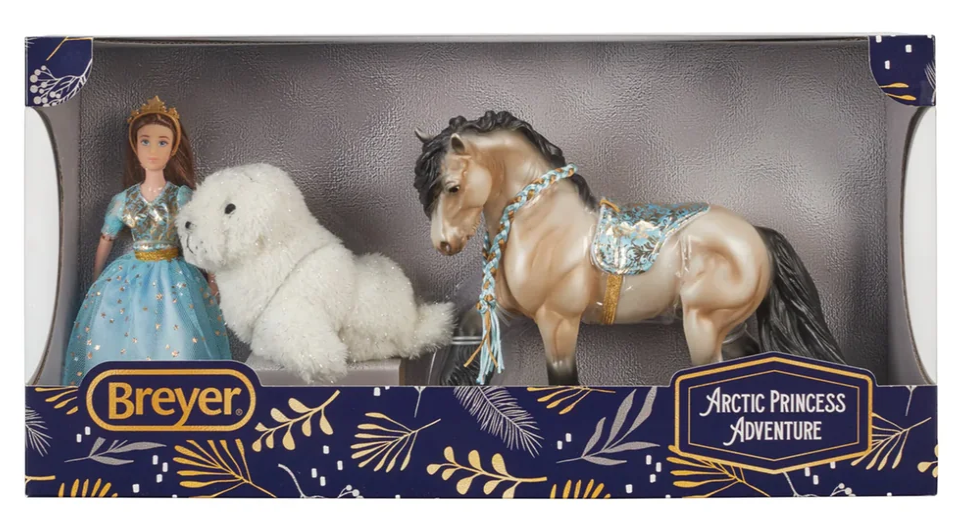 Breyer Traditional 2026 Holiday Play Set - Arctic Princess Adventure - TBT10726