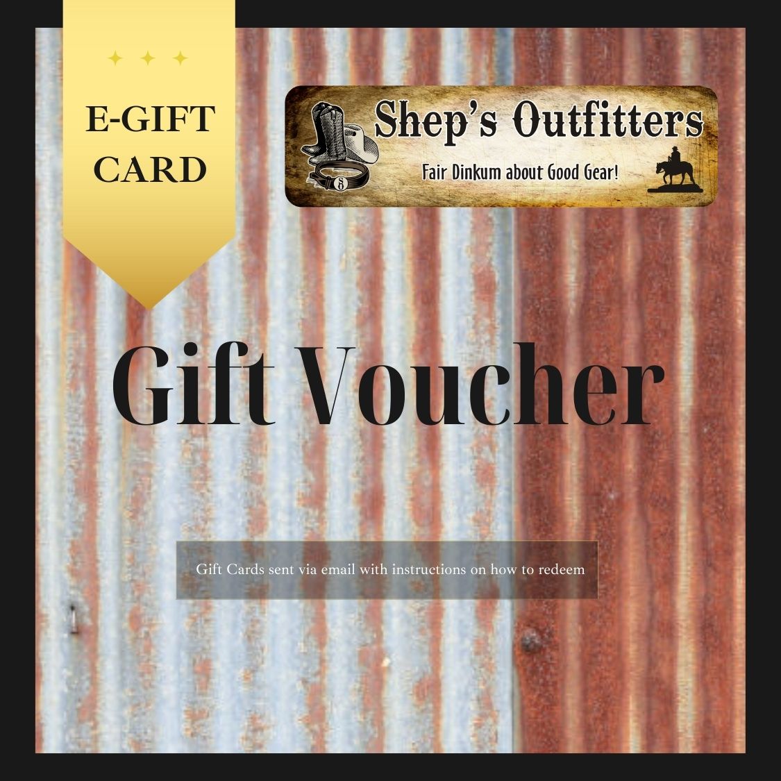 Sheps Outfitters Gift Voucher