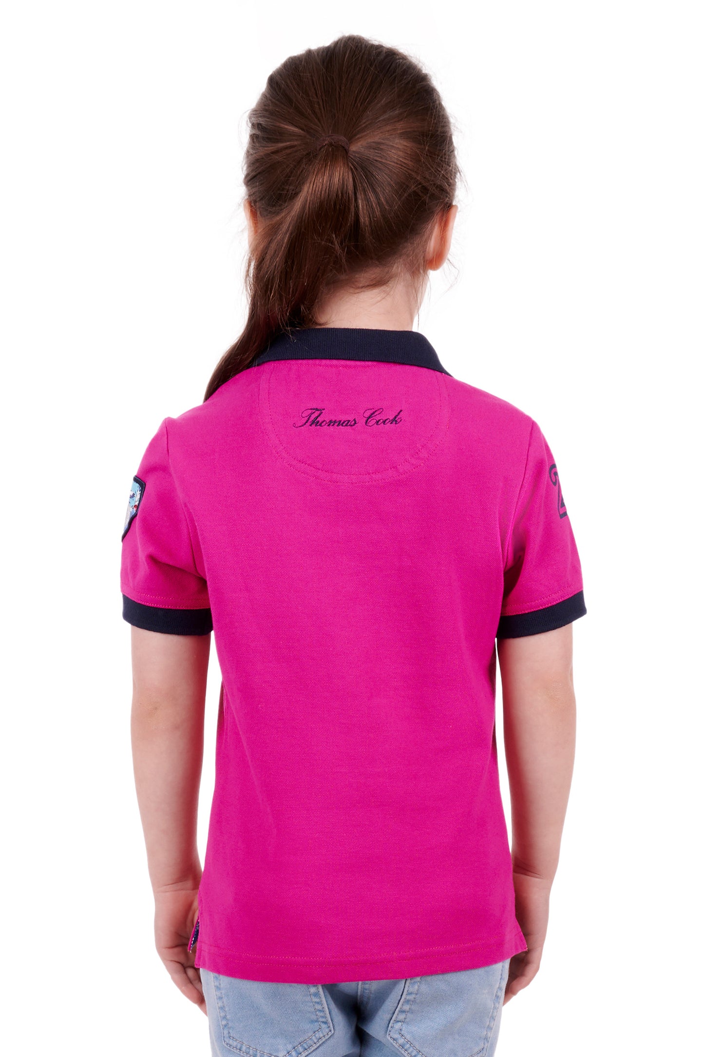 Thomas Cook Girls Sunny Short Sleeve Polo - Berry - T3S5500132