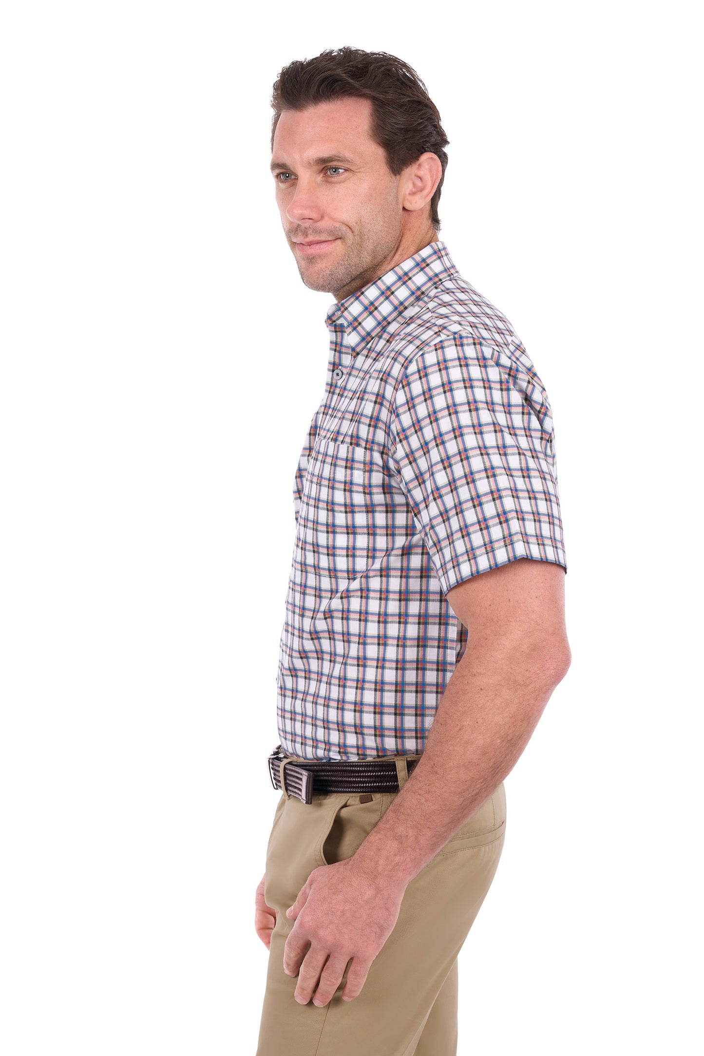 Thomas Cook Men's Arlo Check 1-Pkt S/S Shirt - T6S1113044