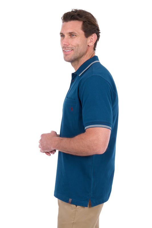 Thomas Cook Mens Henry Tailored 1-Pocket S/S Polo - T6S1506025