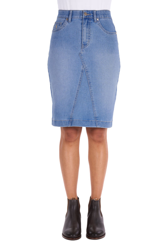 Thomas Cook Ladies Ebony Denim Skirt - T6S2410064