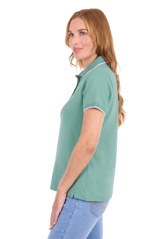 Thomas Cook Ladies Michelle S/S Polo - Sage - T6S2523051